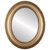 Flat Mirror - Somerset Oval Frame - Desert Gold