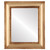 Flat Mirror - Somerset Rectangle Frame - Desert Gold