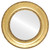 Flat Mirror - Somerset Circle Frame - Gold Leaf