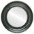 Beveled Mirror - Somerset Round Frame - Hunter Green