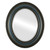 Beveled Mirror - Somerset Oval Frame - Royal Blue