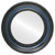 Flat Mirror - Somerset Circle Frame - Royal Blue