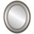 Flat Mirror - Somerset Oval Frame - Silver Shade