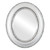 Beveled Mirror - Somerset Oval Frame - Silver Spray
