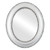 Flat Mirror - Somerset Oval Frame - Silver Spray