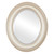 Beveled Mirror - Somerset Oval Frame - Taupe