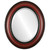 Beveled Mirror - Somerset Oval Frame - Vintage Cherry