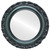 Flat Mirror - Venice Circle Frame - Hunter Green