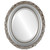 Beveled Mirror - Venice Oval Frame - Silver Shade