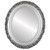 Flat Mirror - Venice Oval Frame - Silver Spray