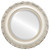 Beveled Mirror - Venice Round Frame - Taupe