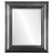 Beveled Mirror - Chicago Rectangle Frame - Black Silver
