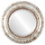Beveled Mirror - Chicago Round Frame - Champagne Silver