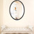Lifestyle 2 - London Framed Oval Mirror - Matte Black