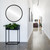 London Framed Circle Mirror - Matte Black - 25 1/8" x  25 1/8" Outside Dimension