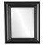 Beveled Mirror - Chicago Rectangle Frame - Matte Black