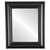 Flat Mirror - Chicago Rectangle Frame - Matte Black