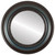 Flat Mirror - Chicago Circle Frame - Royal Blue