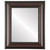 Flat Mirror - Chicago Rectangle Frame - Rosewood