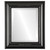 Beveled Mirror - Boston Rectangle Frame - Gloss Black