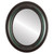 Flat Mirror - Boston Oval Frame - Hunter Green