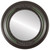 Flat Mirror - Boston Circle Frame - Hunter Green