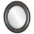 Beveled Mirror - Boston Oval Frame - Royal Blue
