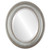 Beveled Mirror - Boston Oval Frame - Silver Shade
