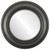 Beveled Mirror - Heritage Round Frame - Black Silver