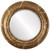 Beveled Mirror - Heritage Round Frame - Champagne Gold