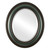 Beveled Mirror - Heritage Oval Frame - Hunter Green