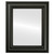 Flat Mirror - Heritage Rectangle Frame - Matte Black