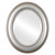 Beveled Mirror - Heritage Oval Frame - Silver Shade