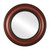 Flat Mirror - Heritage Circle Frame - Vintage Cherry