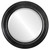Beveled Mirror - Wright Round Frame - Black Silver