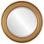 Beveled Mirror - Wright Round Frame - Desert Gold