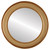 Flat Mirror - Wright Circle Frame - Desert Gold
