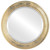 Beveled Mirror - Wright Round Frame - Gold Leaf