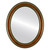Flat Mirror - Wright Oval Frame - Rosewood