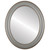 Flat Mirror - Wright Oval Frame - Silver Shade