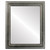 Flat Mirror - Wright Rectangle Frame - Silver Leaf with Brown Antique
