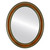 Flat Mirror - Wright Oval Frame - Walnut