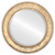 Beveled Mirror - Monticello Round Frame - Champagne Gold