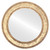 Flat Mirror - Monticello Circle Frame - Champagne Gold