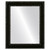 Flat Mirror - Monticello Rectangle Frame - Gloss Black