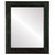 Flat Mirror - Monticello Rectangle Frame - Hunter Green