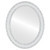 Flat Mirror - Monticello Oval Mirror - Linen White
