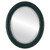 Beveled Mirror - Monticello Oval Frame - Royal Blue