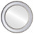 Flat Mirror - Monticello Circle Frame - Silver Shade
