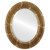 Beveled Mirror - Montreal Oval Frame - Champagne Gold
